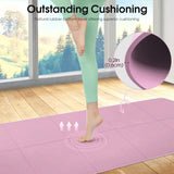 Tapis de yoga antidérapant – 3/4/6mm pour fitness & pilates