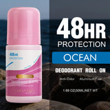 Déodorant roll-on femme 48h – Sans aluminium, aux extraits végétaux (50ml)