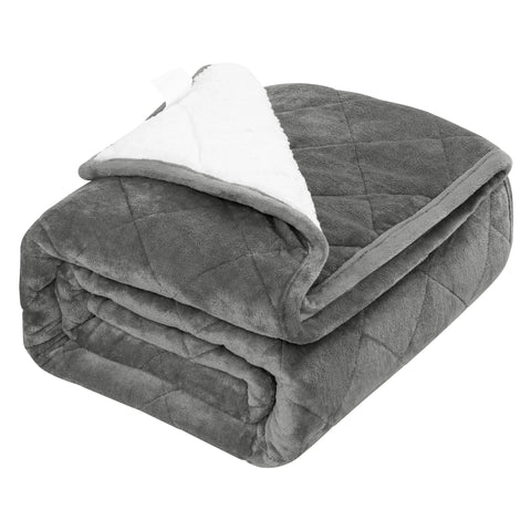 Couverture lestée grise – Anti-stress & relaxante