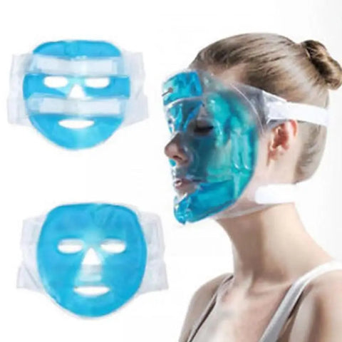 Masque facial gel froid – Apaisant & hydratant