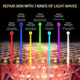 Masque facial LED 7 couleurs – Soin anti-âge & réparation peau