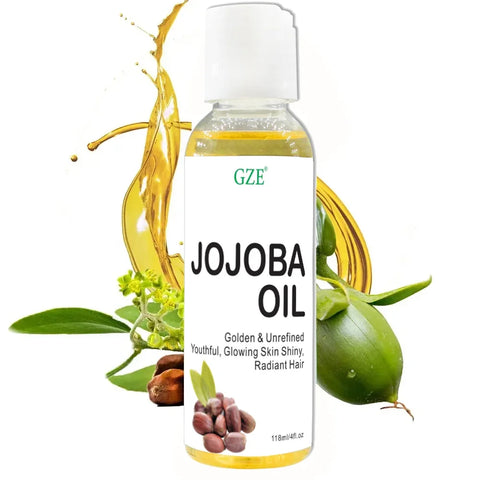Huile de jojoba bio GZE – Pure & pressée à froid, visage, cheveux & ongles