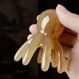Gua Sha en résine pieuvre – Massage visage & corps, détente musculaire