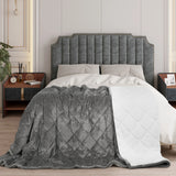 Couverture lestée grise – Anti-stress & relaxante