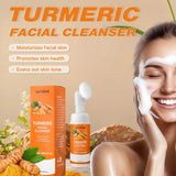 Nettoyant visage curcuma & citron – Éclat & hydratation