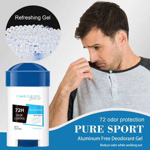 Déodorant homme 72h – Sans aluminium, frais & longue tenue