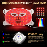 Masque facial LED 7 couleurs – Soin anti-âge & réparation peau