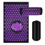 Tapis d’acupression yoga – Massage corps & coussin à picots