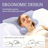 Oreiller cervical en mousse mémoire – Forme papillon, confort & anti-douleur
