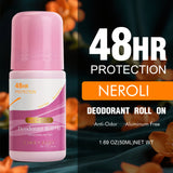 Déodorant roll-on femme 48h – Sans aluminium, aux extraits végétaux (50ml)