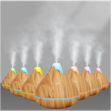 Diffuseur huiles essentielles 350ml – Bois, LED & télécommande