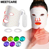 Masque facial LED 7 couleurs – Soin anti-âge & réparation peau